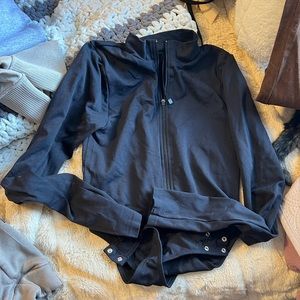 Zip up body suit